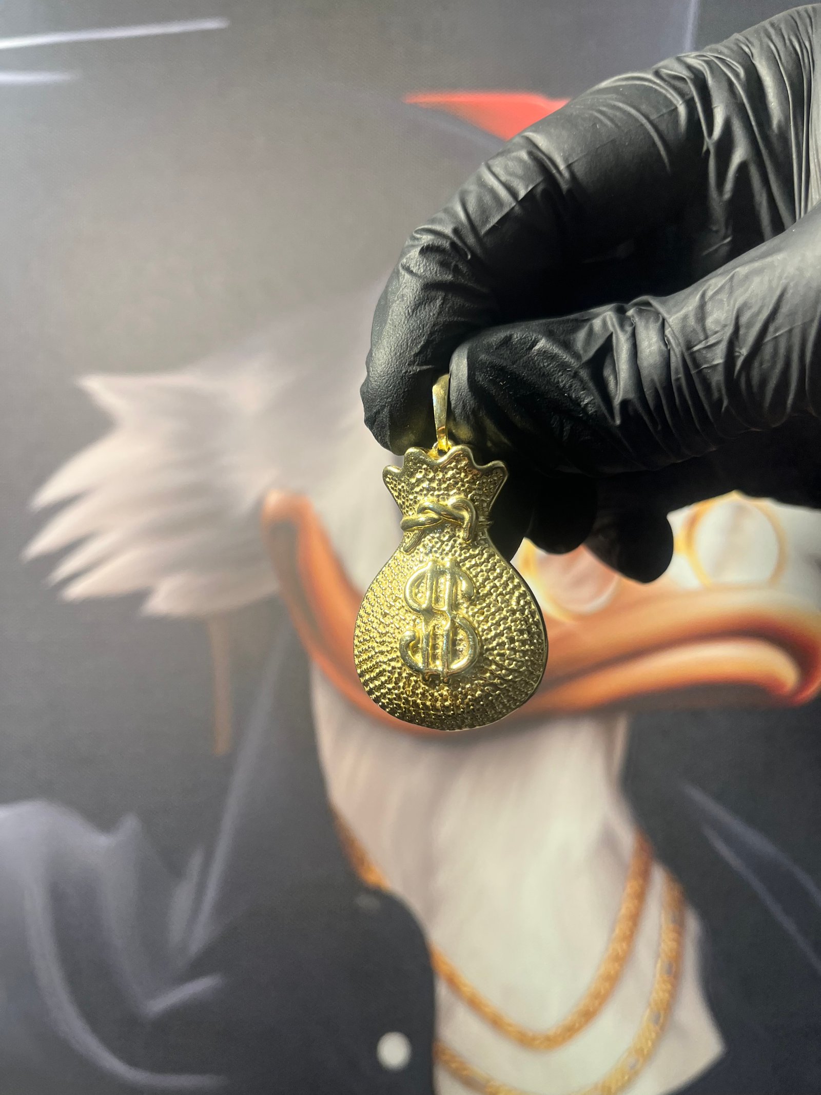 Pingente saco de dinheiro (M)
